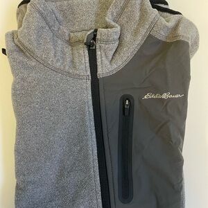 Eddie Bauer Charcoal Fleece Jacket